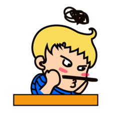 Interesting Baby Boy sticker #15131244