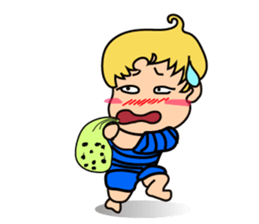 Interesting Baby Boy sticker #15131246