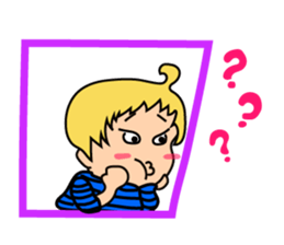 Interesting Baby Boy sticker #15131247