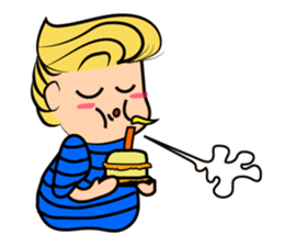 Interesting Baby Boy sticker #15131249