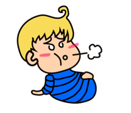 Interesting Baby Boy sticker #15131255
