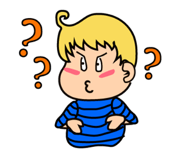 Interesting Baby Boy sticker #15131258