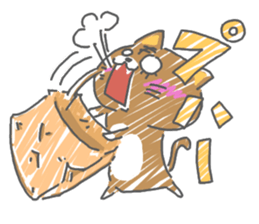 funny cat nyanyanya sticker #15131338