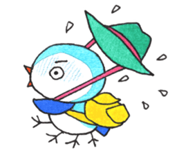 piruru the charming little bird sticker #15132515