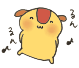 omelet stuffed with fried rice dog sticker #15132574