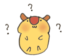 omelet stuffed with fried rice dog sticker #15132577