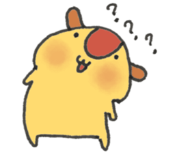 omelet stuffed with fried rice dog sticker #15132578