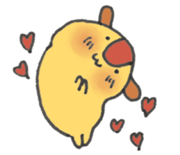 omelet stuffed with fried rice dog sticker #15132598