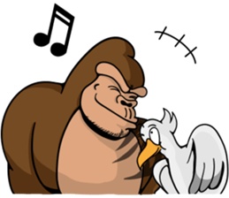 The Life of Monkey Surfer Nate sticker #15133049