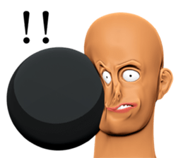 Abnormal face sticker #15133446