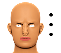 Abnormal face sticker #15133449