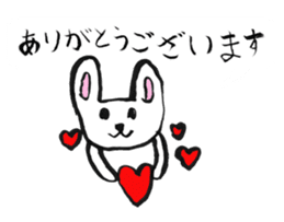 Lovely animals drawn by my daughter 2 sticker #15134213