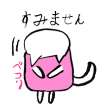 Lovely animals drawn by my daughter 2 sticker #15134216