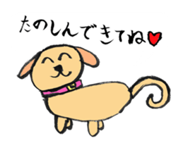 Lovely animals drawn by my daughter 2 sticker #15134226