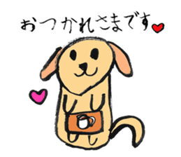 Lovely animals drawn by my daughter 2 sticker #15134230