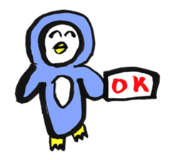 Lovely animals drawn by my daughter 2 sticker #15134232