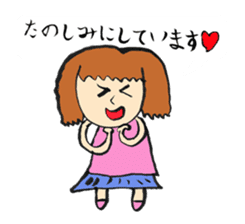 Lovely animals drawn by my daughter 2 sticker #15134235