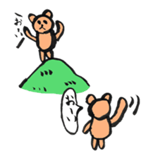 Lovely animals drawn by my daughter 2 sticker #15134239