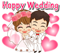 K.Tawan & K.Reed Happy Wedding Day 2017 sticker #15134611