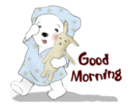 Polar bear and penguin-animated 4 sticker #15134756