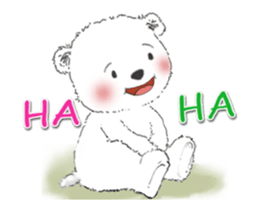 Polar bear and penguin-animated 4 sticker #15134757