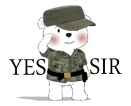 Polar bear and penguin-animated 4 sticker #15134759