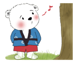 Polar bear and penguin-animated 4 sticker #15134761