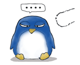 Polar bear and penguin-animated 4 sticker #15134766