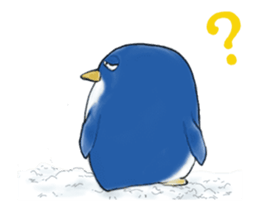 Polar bear and penguin-animated 4 sticker #15134770