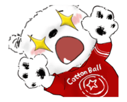 Polar bear and penguin-animated 4 sticker #15134773