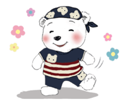 Polar bear and penguin-animated 4 sticker #15134776