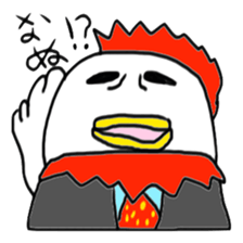 Surreal chicken senior sticker #15135638