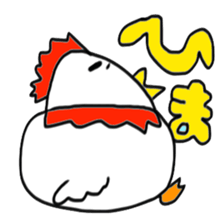 Surreal chicken senior sticker #15135641