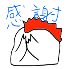 Surreal chicken senior sticker #15135649