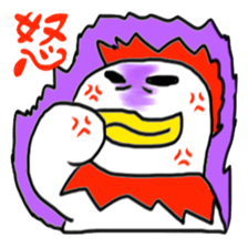 Surreal chicken senior sticker #15135656