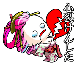 Japanese Oiran stickers "All Sisters"3 sticker #15135868