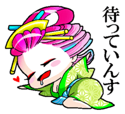 Japanese Oiran stickers "All Sisters"3 sticker #15135869
