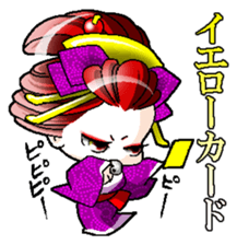 Japanese Oiran stickers "All Sisters"3 sticker #15135873