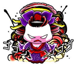 Japanese Oiran stickers "All Sisters"3 sticker #15135875