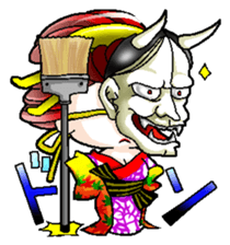 Japanese Oiran stickers "All Sisters"3 sticker #15135876