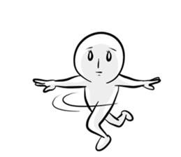 Silence with a straight face sticker #15135948