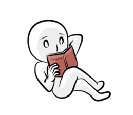 Silence with a straight face sticker #15135953