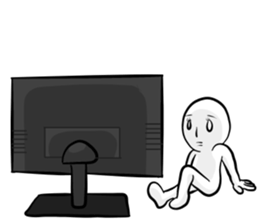 Silence with a straight face sticker #15135955