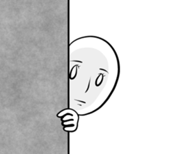 Silence with a straight face sticker #15135960