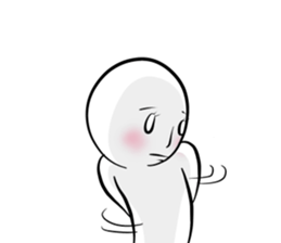 Silence with a straight face sticker #15135961