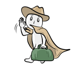 Silence with a straight face sticker #15135966