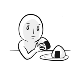 Silence with a straight face sticker #15135969