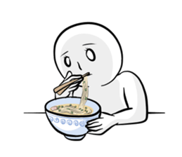 Silence with a straight face sticker #15135970