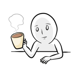 Silence with a straight face sticker #15135971