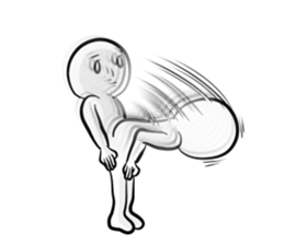 Silence with a straight face sticker #15135973